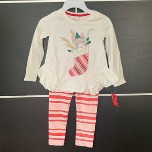 Jingles & Joy Girls Christmas 3 Piece Outfit